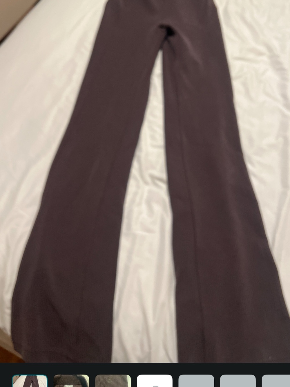 lululemon athletica Boot-Cut Knit Pants in Deep Brown